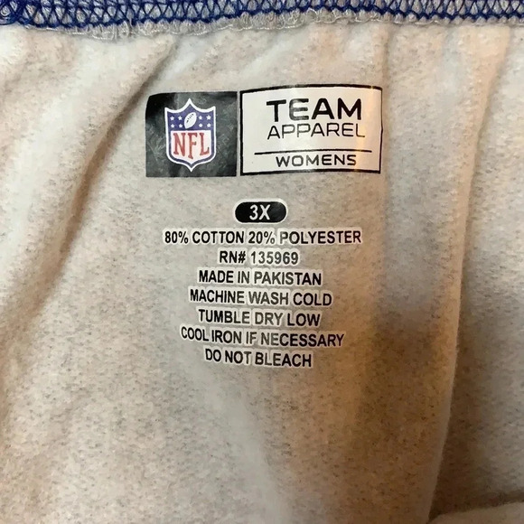 NWT Indianapolis Colts Sweatpants NFL Logo Gray Women’s 3X - Picture 9 of 12